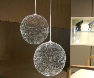Kugelleuchten aus Lichtfaser