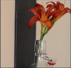 Detail Design Blumenampel