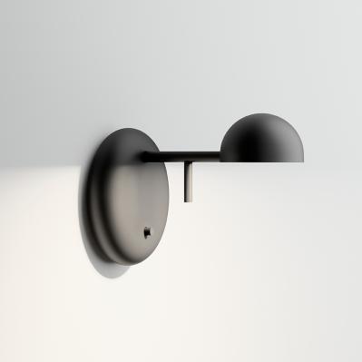 moderne Wandlampe mit Schalter schwarz