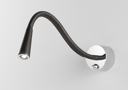 Flexible Leder Wandlampe mit Schalter