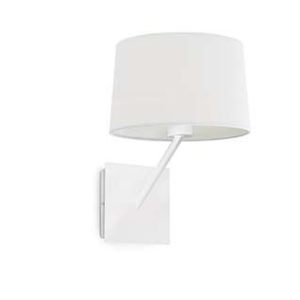 weiße Wandlampe schaltbar