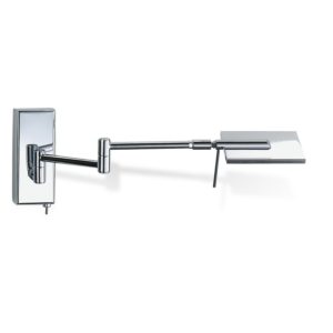Edle Chrom Wandleuchte mit Schalter
