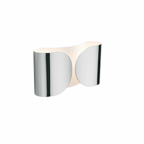 Chrom Designleuchte Wandleuchte