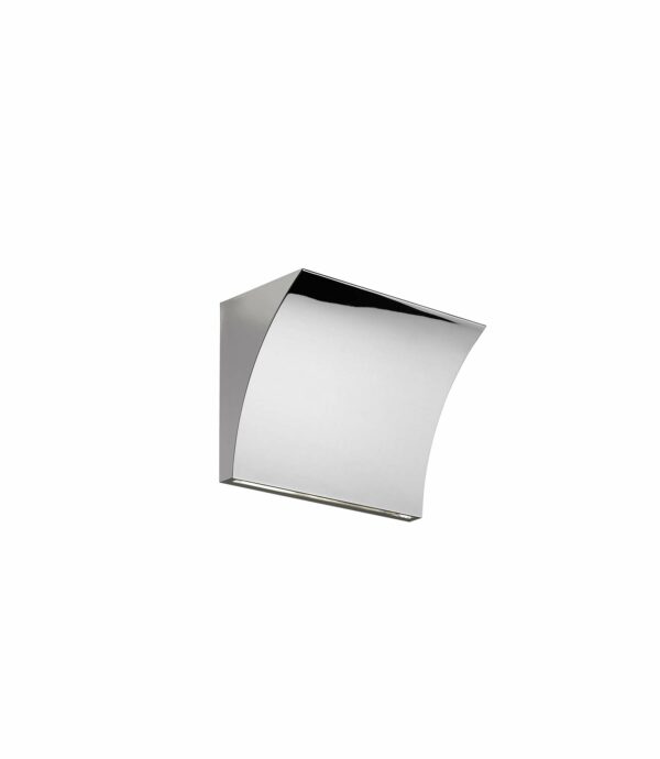 Indirekte Chrom Wand Designleuchte