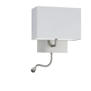 Hotel Wandleuchte mit zusätzlicher Flex Leseleuchte