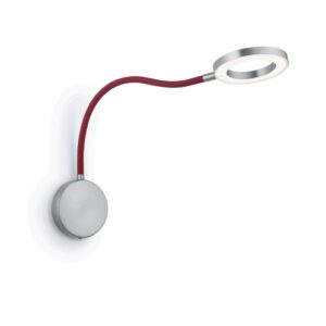 Moderne Flex Wandleuchte matt Nickel