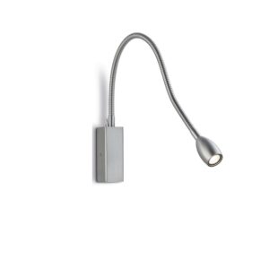 Moderner Flexarm Wandstrahler chrom oder Nickel